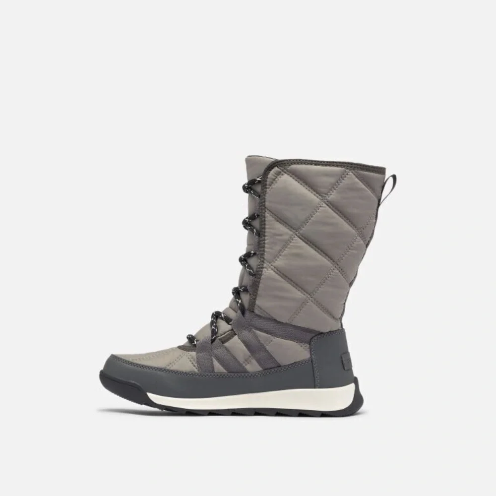NEW SOREL Woman's Boots Whitney Tall Lace II QUARRY GRAY SIZE 5 NIB WATERPROOF